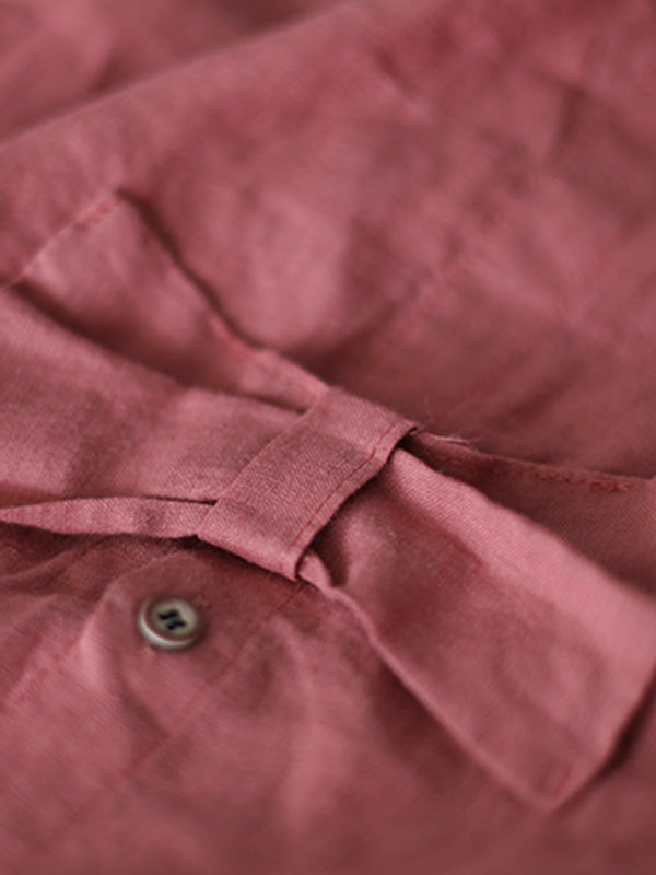 Artistic Retro Split-Joint Printed T-Shirts Tops