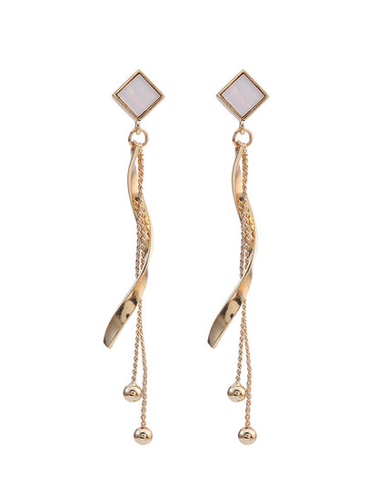Fashion Geometry Tasseled Irregularity Earrings