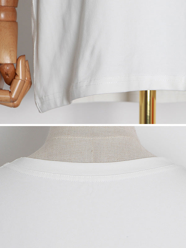 Original Solid T-Shirts Tops