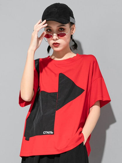 Original Split-Joint Printed T-Shirts Tops