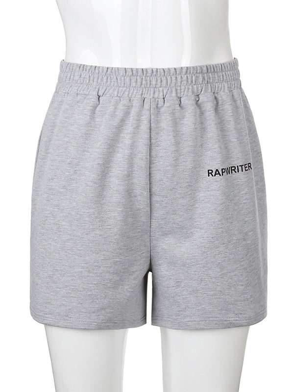 Casual Loose Solid Color Shorts