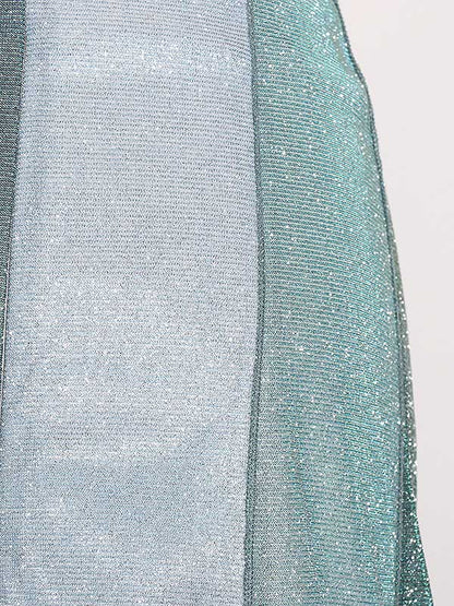 Original Irregularity Split-Joint Color-Block Skirt