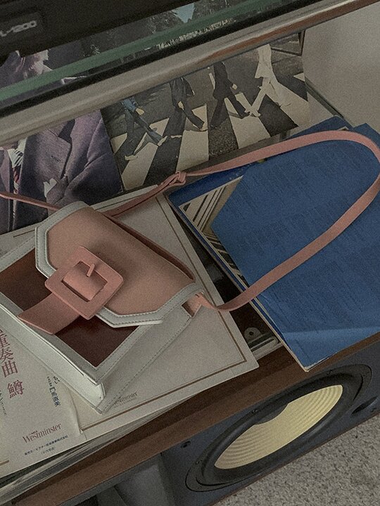 Fashion Single Shoulder Color-Block Bag