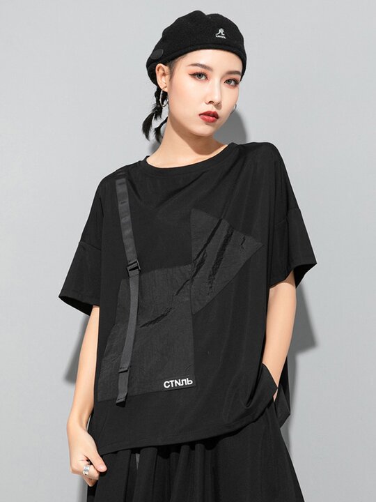 Original Split-Joint Printed T-Shirts Tops