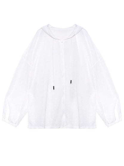 Original Sun-Protection Solid See-Through Outwear