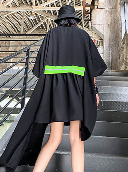 Original Split-Joint Round-Neck Dress