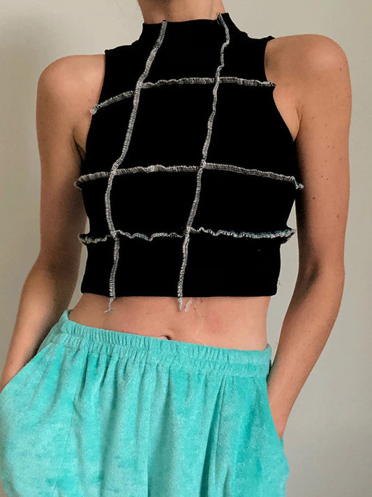 Wrap Split-Joint Exposed Navel Tanks