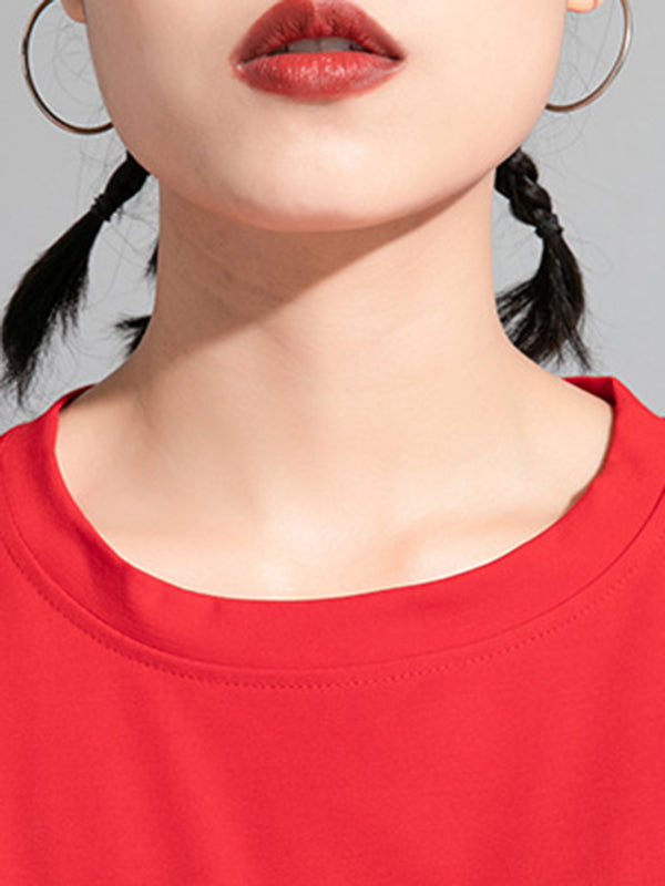 Original Split-Joint Printed T-Shirts Tops
