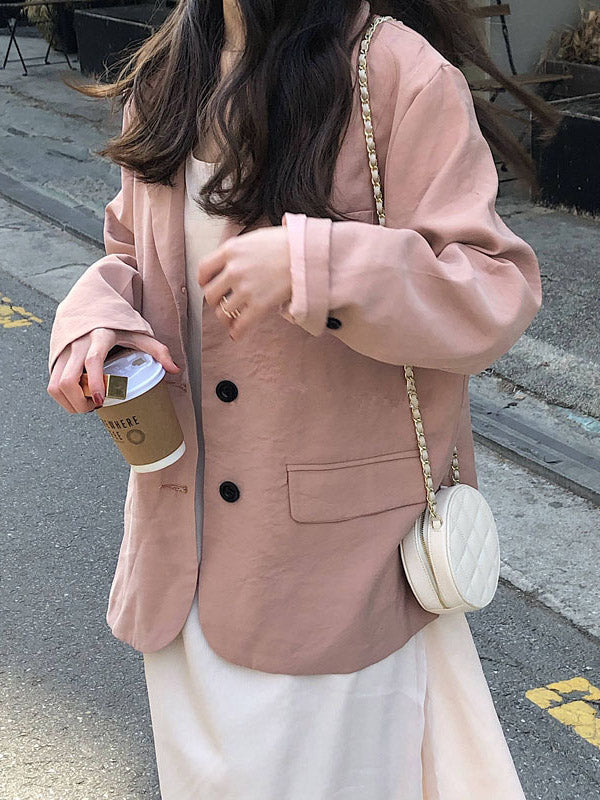 Simple Single Shoulder Solid Chain Bag