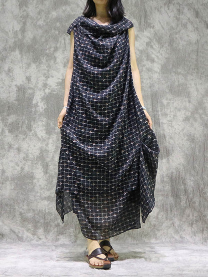 Two Pieces Artistic Retro Irregular Dress