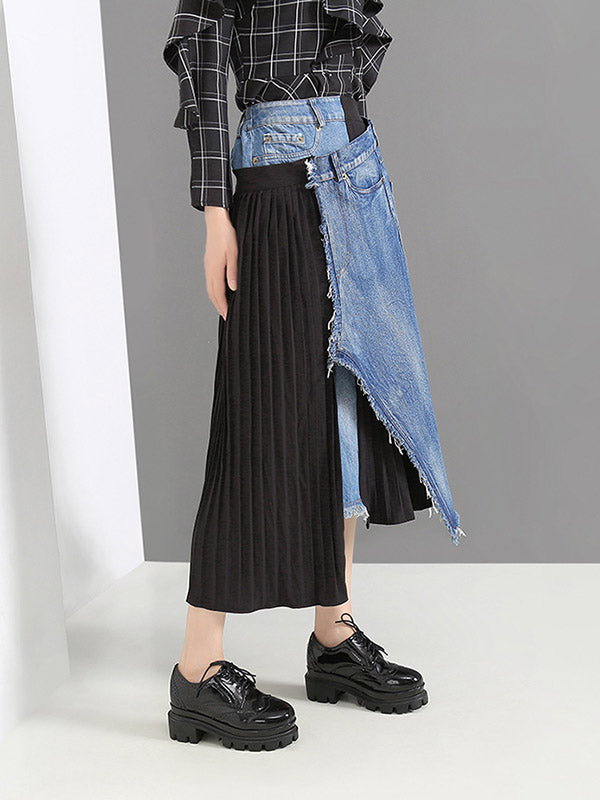 Original Empire Split-Joint Skirt