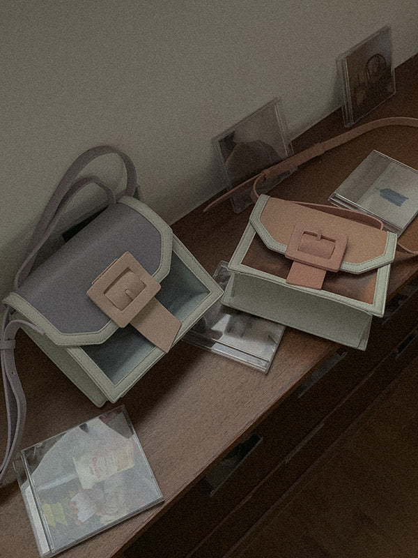 Fashion Single Shoulder Color-Block Bag