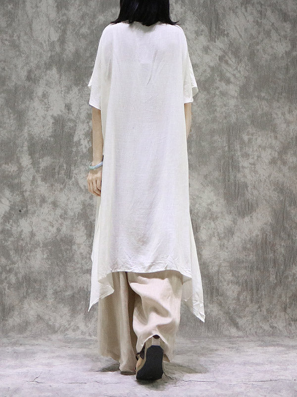 Original Solid Irregularity Pleats Dress
