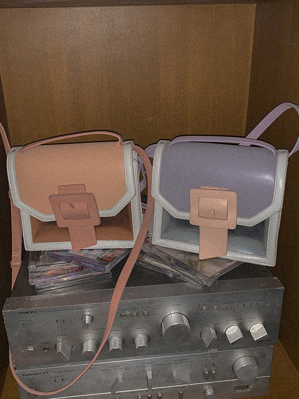 Fashion Single Shoulder Color-Block Bag