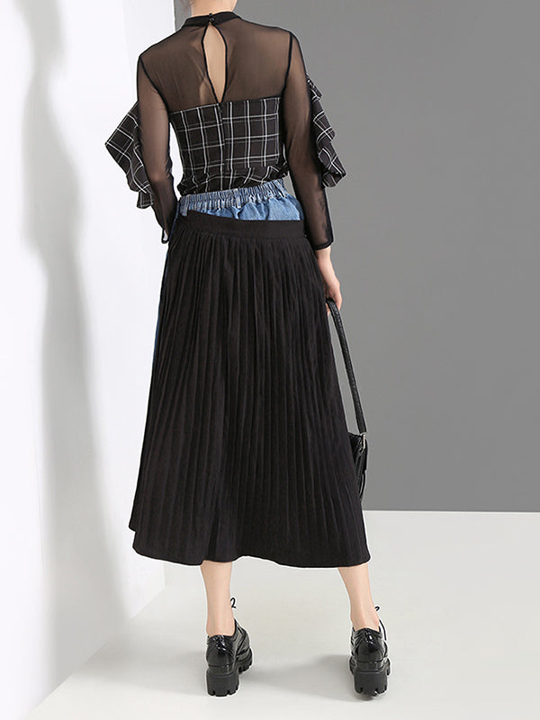 Original Empire Split-Joint Skirt