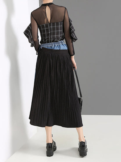 Original Empire Split-Joint Skirt