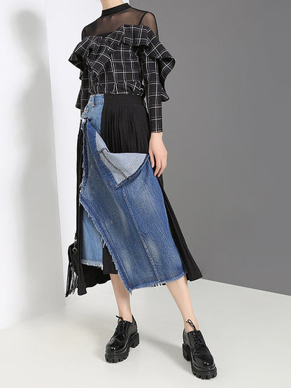 Original Empire Split-Joint Skirt