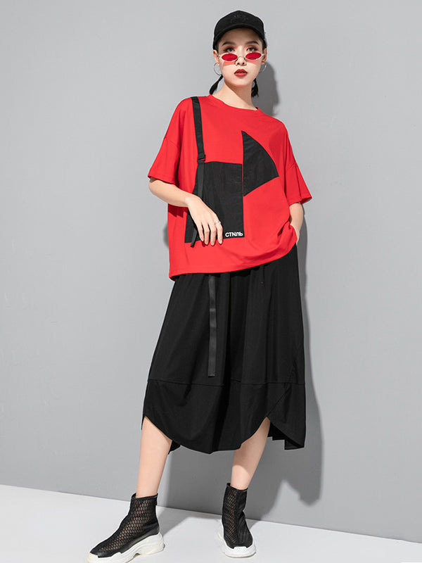 Original Split-Joint Printed T-Shirts Tops