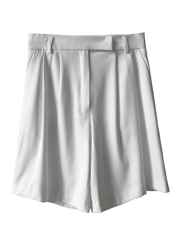 Original Empire Solid Wide Leg Shorts