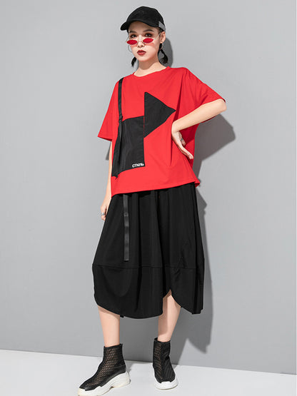 Original Split-Joint Printed T-Shirts Tops