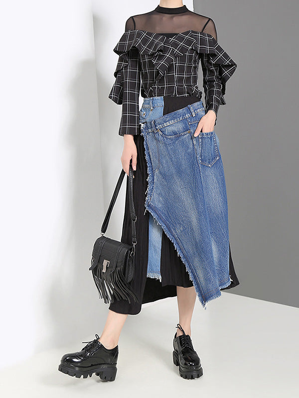 Original Empire Split-Joint Skirt