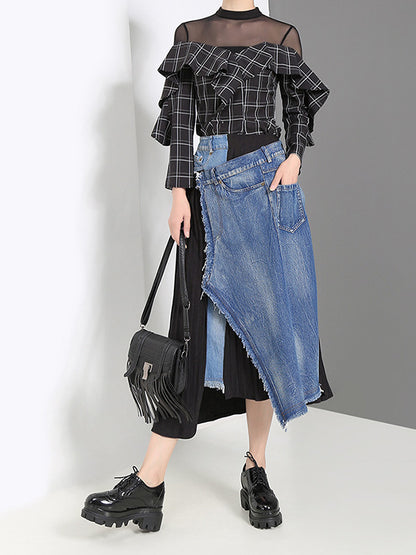 Original Empire Split-Joint Skirt