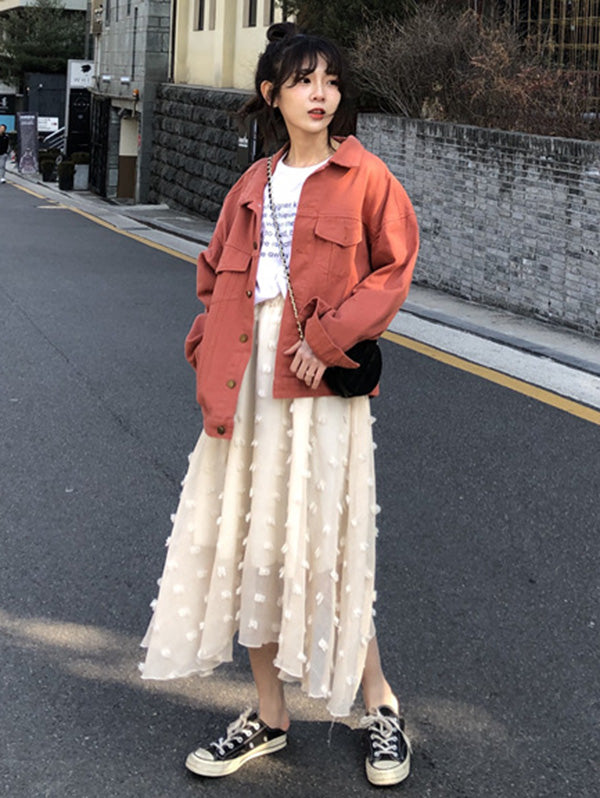 Simple Single Shoulder Solid Chain Bag