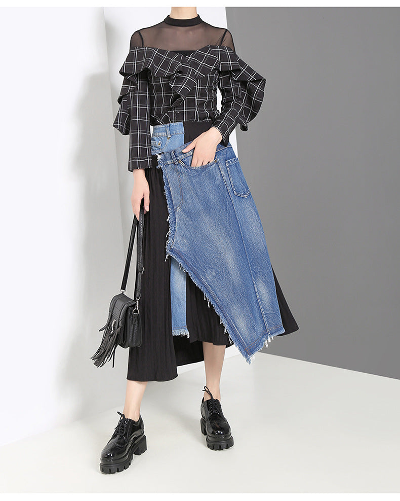 Original Empire Split-Joint Skirt