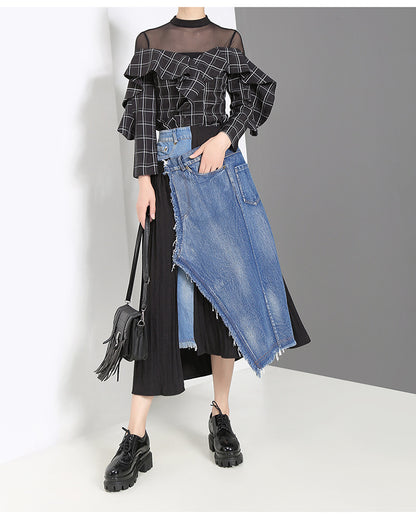 Original Empire Split-Joint Skirt