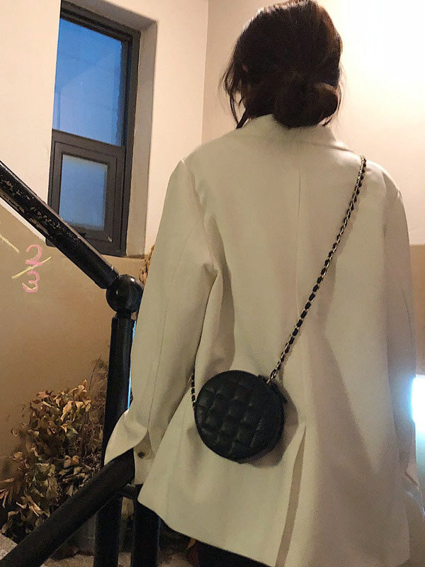 Simple Single Shoulder Solid Chain Bag – rrdeye