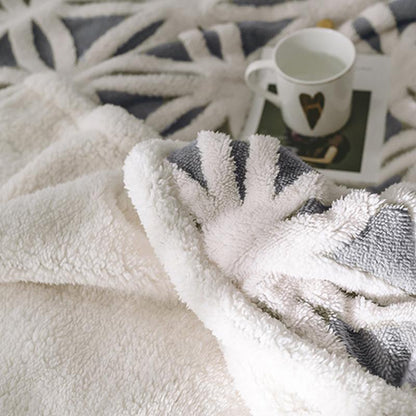 Cashmere Thick Winter Jacquard Warm Blanket