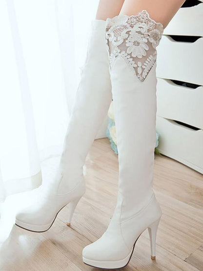 Fashion Trendy lace Up boots
