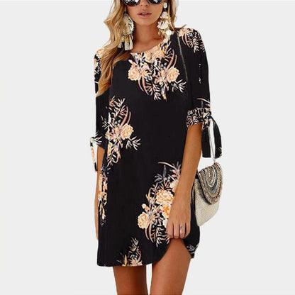 Women Fashion Party Chiffon Dress in Vintage Style