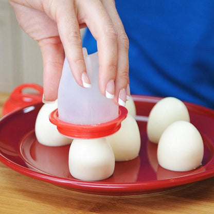 6pcs Silicone Boiled Egg Cup Cooker Kitchen Gadgets