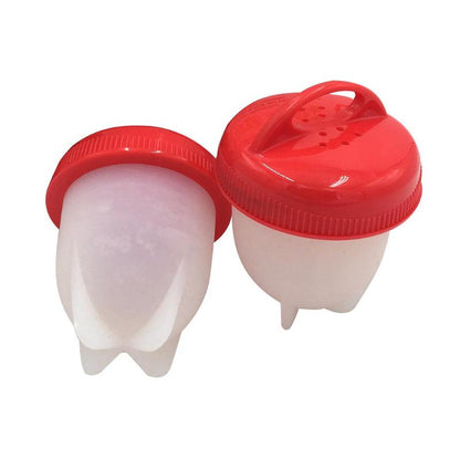 6pcs Silicone Boiled Egg Cup Cooker Kitchen Gadgets