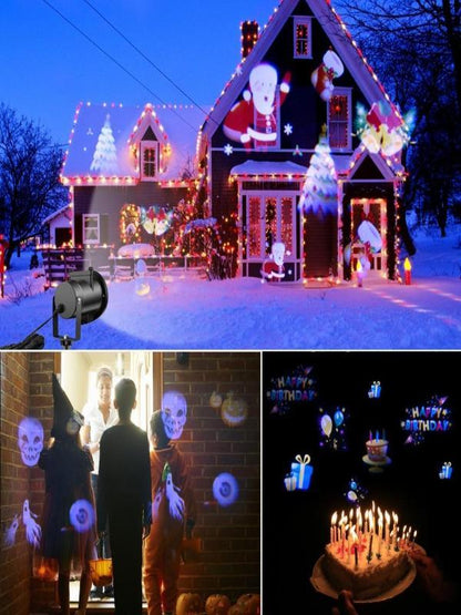 Christmas Light Party Holiday Landscape Decoration Lamp Projector