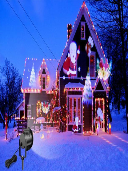Christmas Light Party Holiday Landscape Decoration Lamp Projector