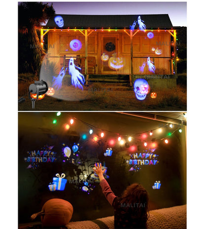 Christmas Light Party Holiday Landscape Decoration Lamp Projector