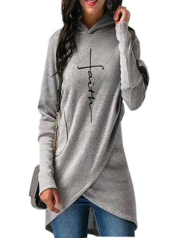 Women Autumn Hoodies Sweatshirts Long Sleeve with Pockets