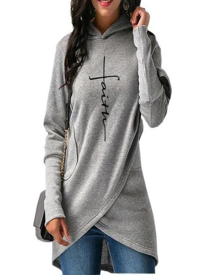 Women Autumn Hoodies Sweatshirts Long Sleeve with Pockets