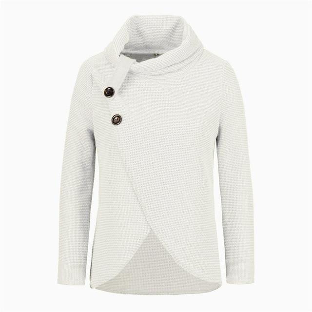 Warm Women Knitted Pullovers with Long Sleeves Pullovers