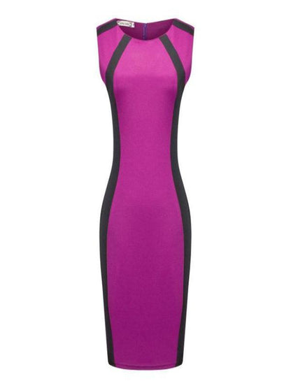 Super Fashion Office Pencil Dress, Three Colors