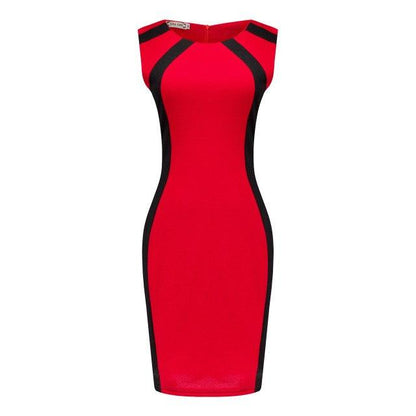 Super Fashion Office Pencil Dress, Three Colors