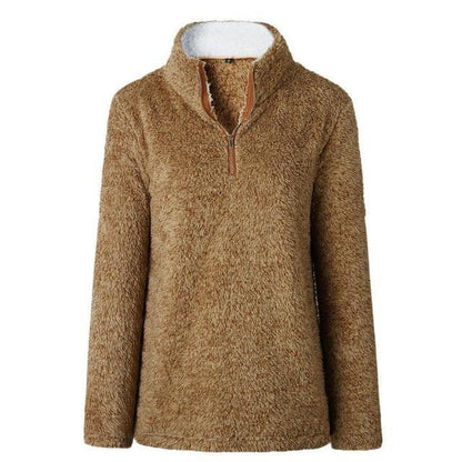 Warm Women Turtleneck Woolen Hoodies