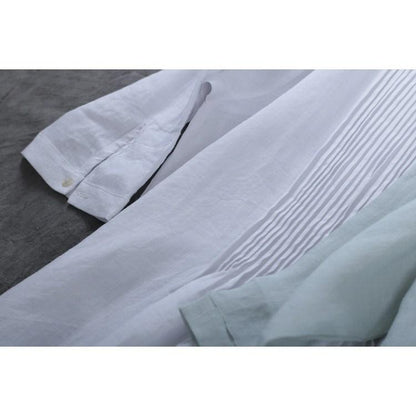 Women cotton linen summer dress