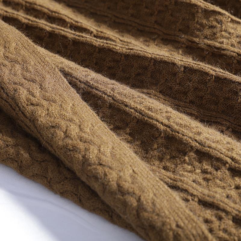 Winter Casual Solid Cardigan X-Long Long Sleeve Coat